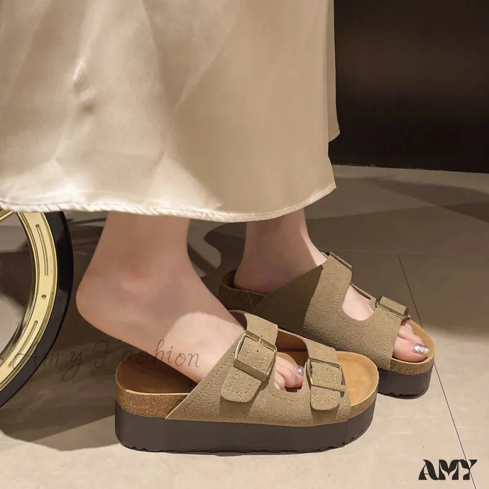 Casual British Platform Sandals Summer Fashion Shoes