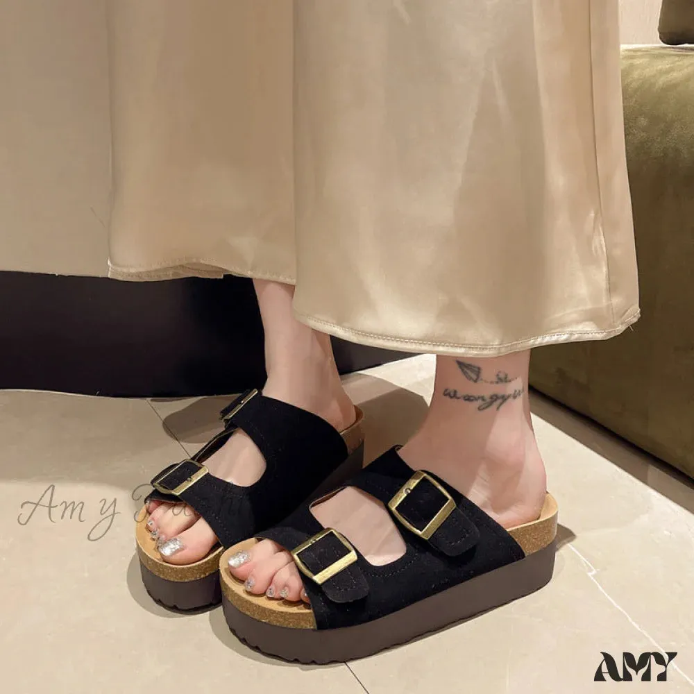 Casual British Platform Sandals Summer Fashion Shoes