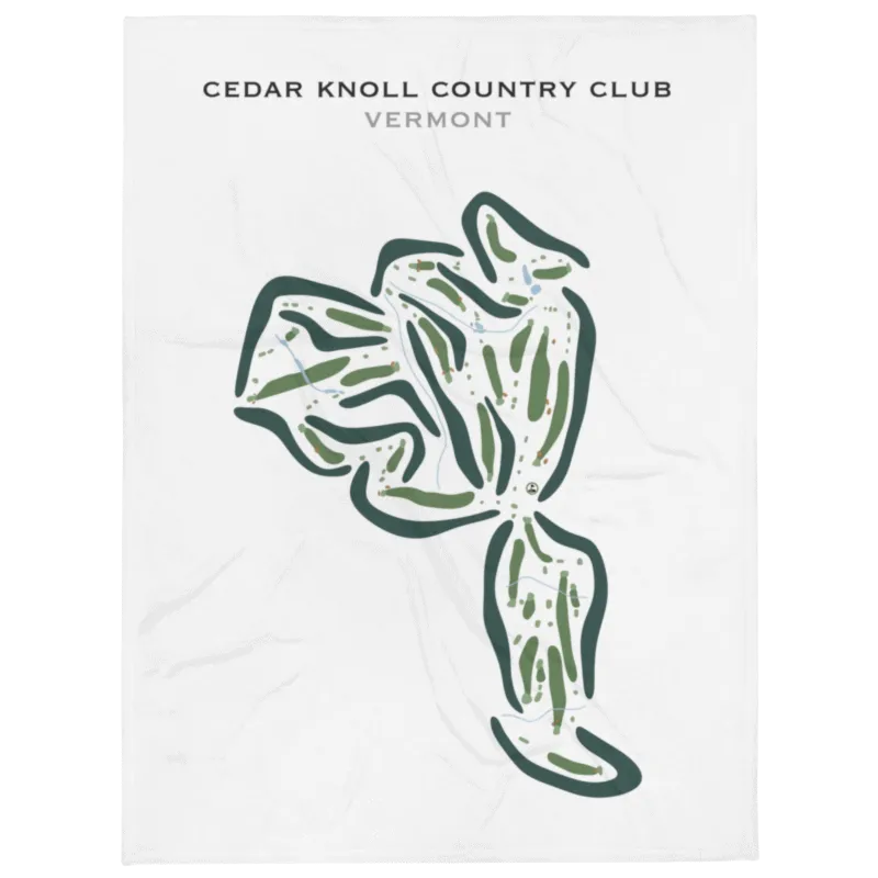 Cedar Knoll Country Club, Vermont - Printed Golf Courses