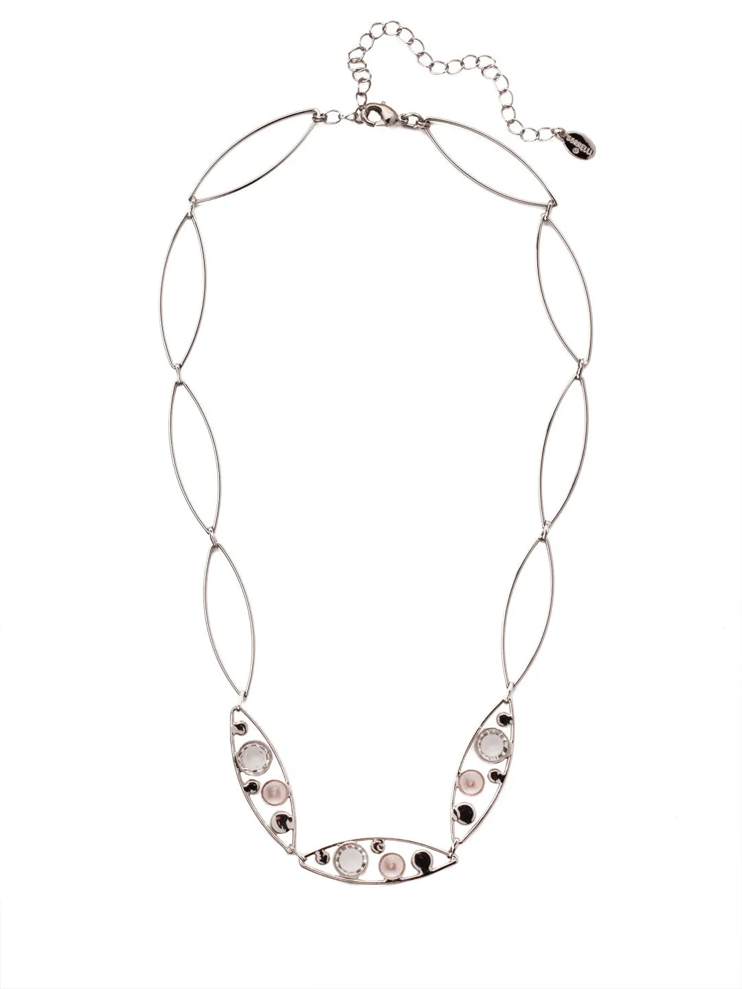 Charlene Triple Tennis Necklace - NFC52PDSNB