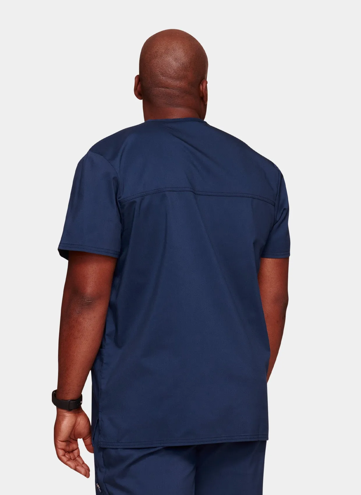 Cherokee WW Revolution Men-s V-Neck Scrub Top WWE670 - Navy