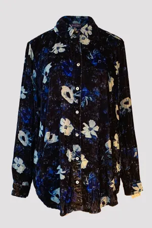 Concordia Anemone Navy Velvet Classic Shirt