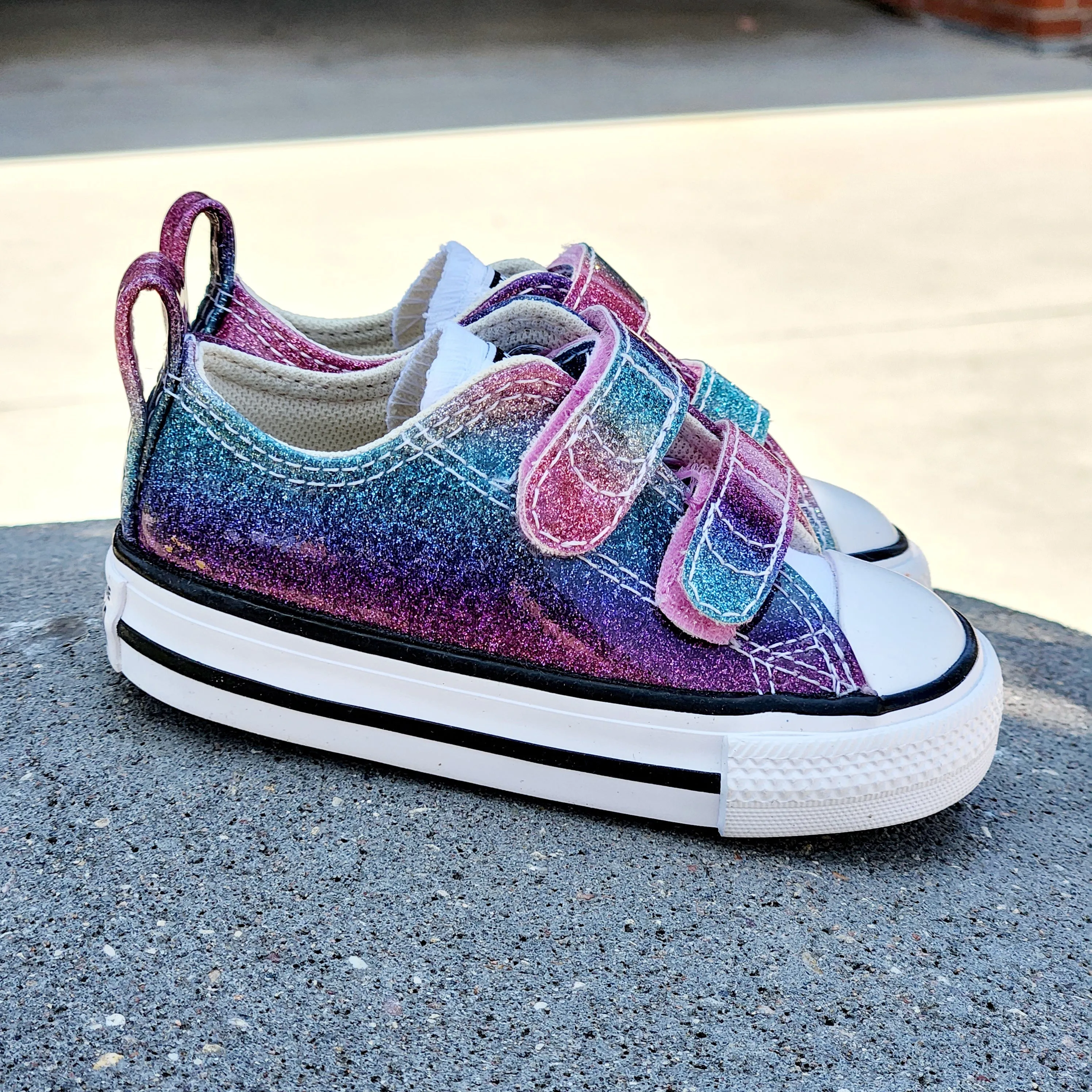 Converse Chuck Taylor All Star Toddler Easy-On Glitter Drip