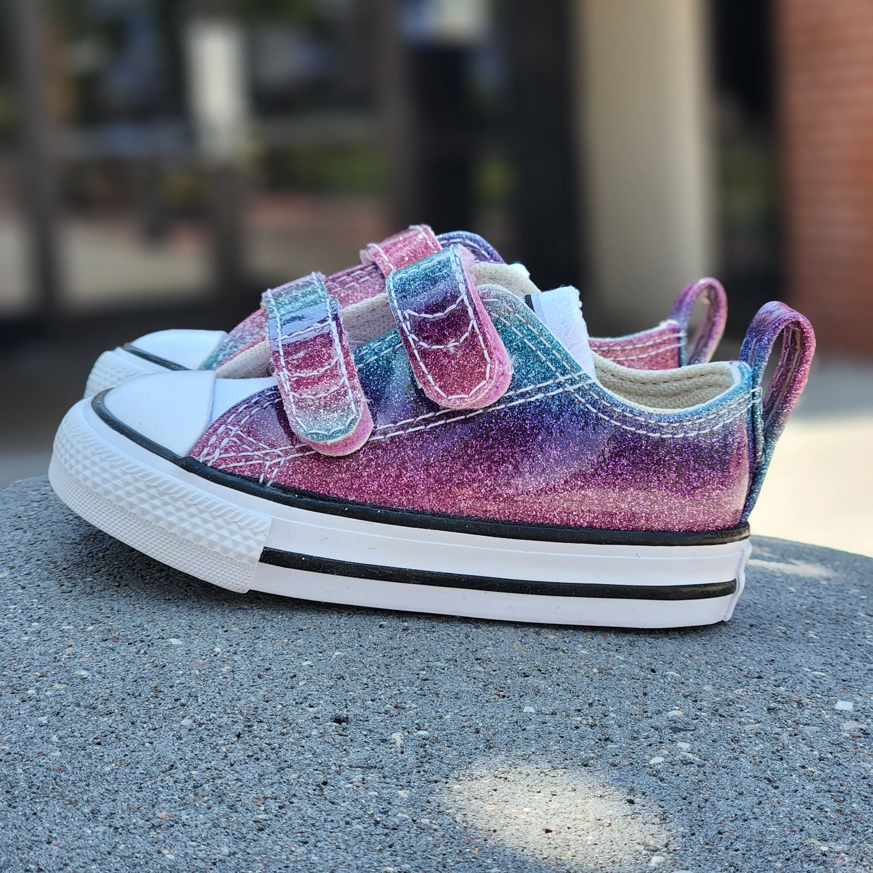 Converse Chuck Taylor All Star Toddler Easy-On Glitter Drip