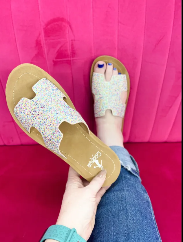 Corky's Bogalusa Glitter Sandals - Final Sale