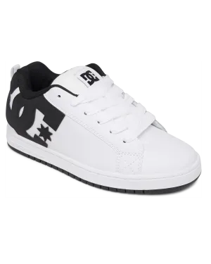 Court Graf Shoes in White & Black