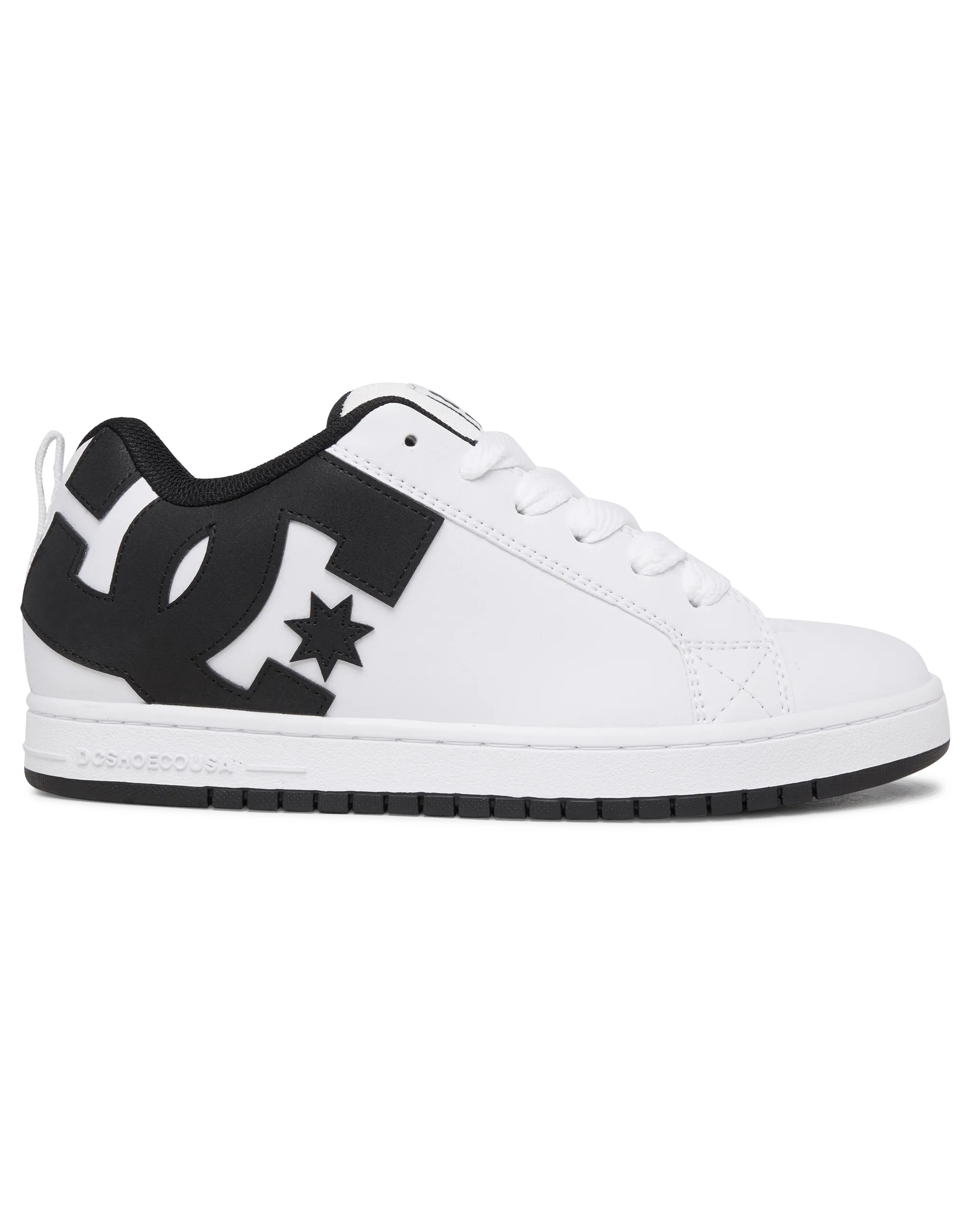 Court Graf Shoes in White & Black