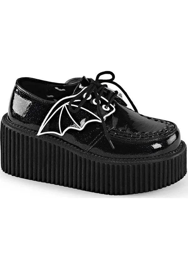 CREEPER-205 [Black Glitter] | CREEPERS [PREORDER]