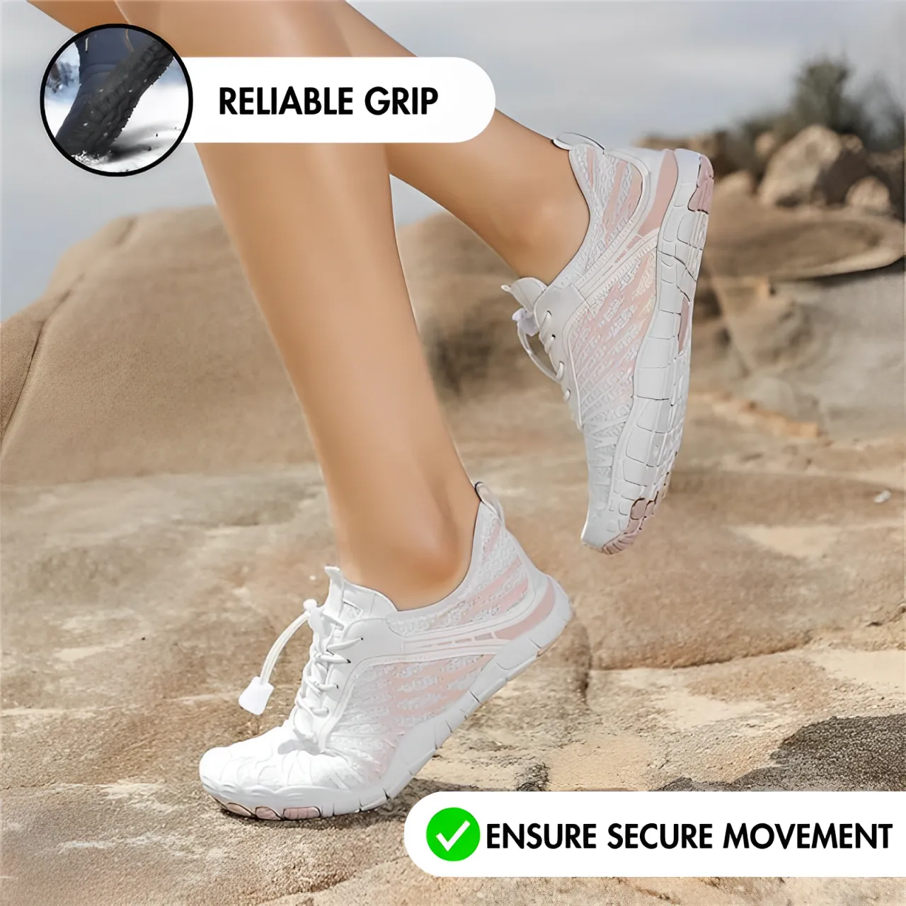 Cuzcare Ortho Barefoot (Women) - Healthy, Comfortable, Non-slip & Supportive Shoes | Natural Walk, Super Lightweight