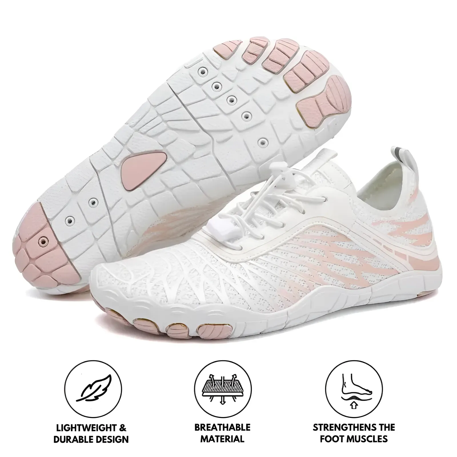 Cuzcare Ortho Barefoot (Women) - Healthy, Comfortable, Non-slip & Supportive Shoes | Natural Walk, Super Lightweight