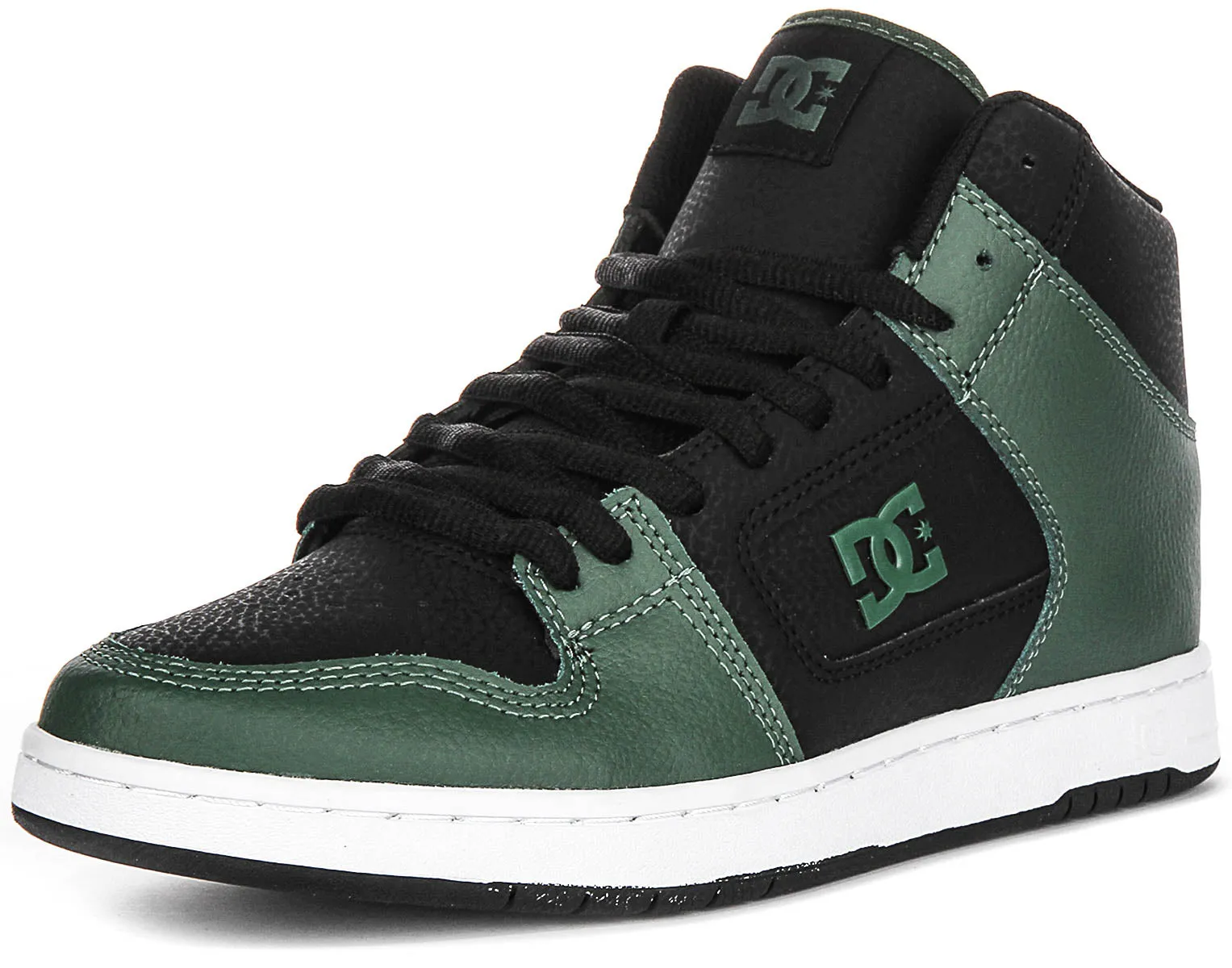 Dc Shoes Manteca 4 Hi In Black Green For Men