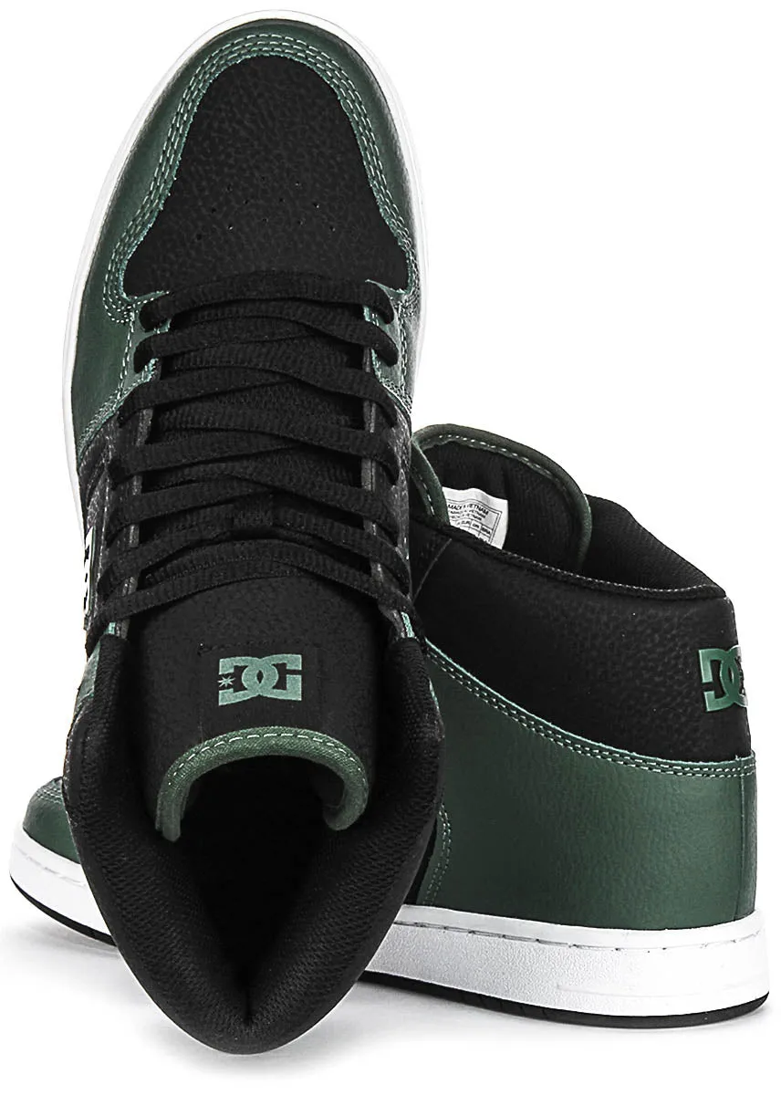 Dc Shoes Manteca 4 Hi In Black Green For Men