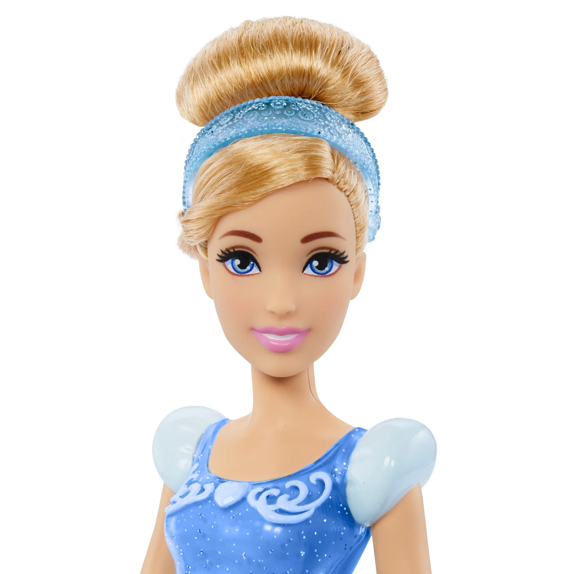 Disney Princess Cinderella Posable Fashion Doll with Sparkling Clothing and Accessories for Kids Ages 3 