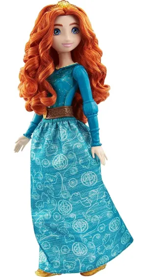 Disney Princess Merida Posable Fashion Doll with Sparkling Clothing and Accessories for Kids Ages 3 