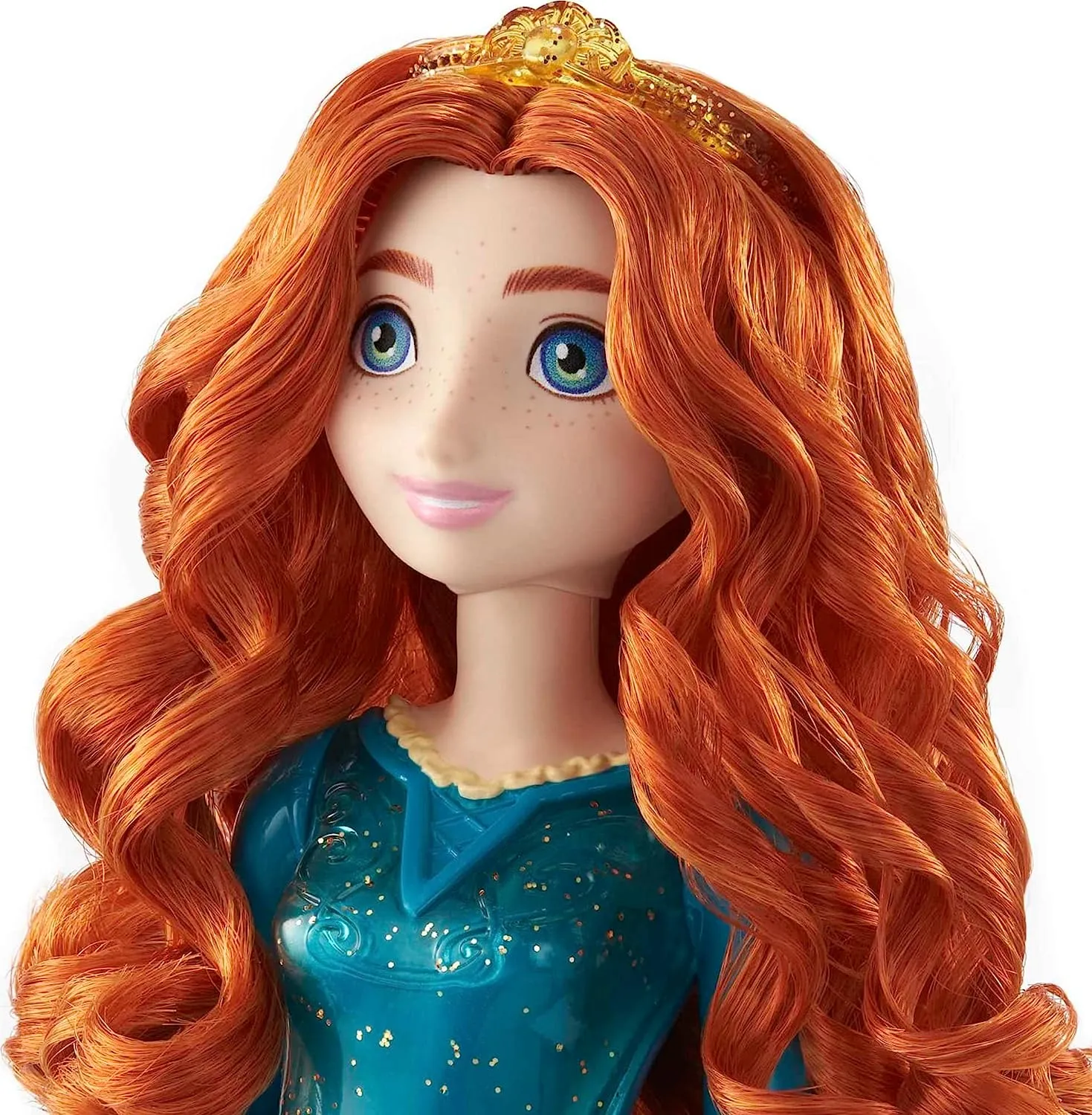 Disney Princess Merida Posable Fashion Doll with Sparkling Clothing and Accessories for Kids Ages 3 