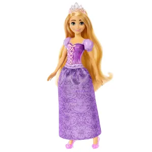 Disney Princess Rapunzel Posable Fashion Doll with Sparkling Clothing and Accessories for Kids Ages 3 