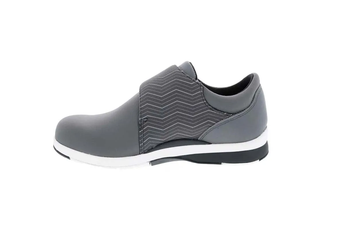 Drew Moonwalk Women Casual Shoe In Grey Lycra/leather