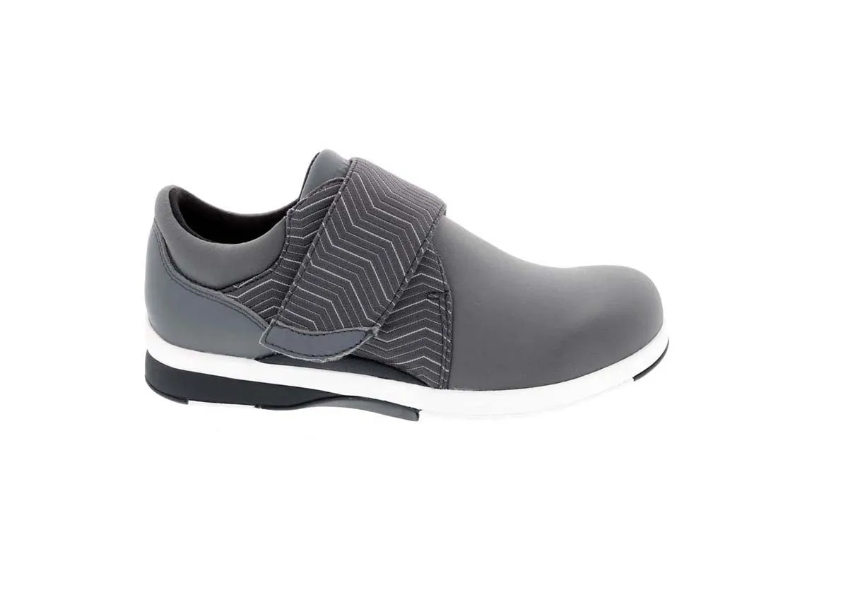 Drew Moonwalk Women Casual Shoe In Grey Lycra/leather