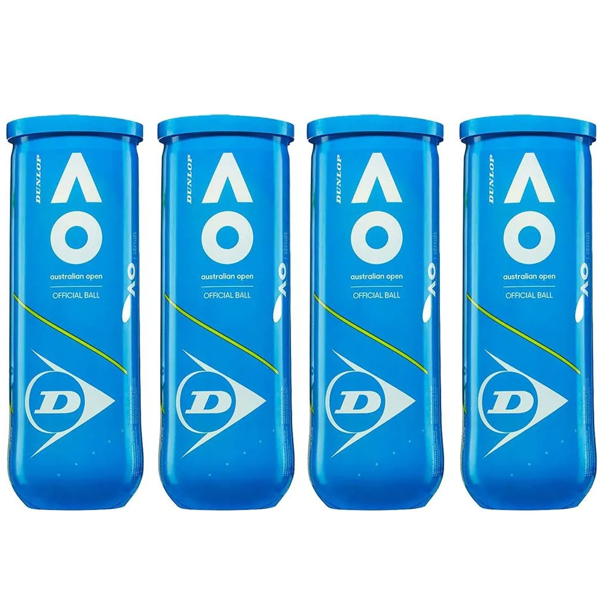 Dunlop Australian Open Tennis Balls Dozen (4 Cans)