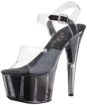 Ellie Shoes Women's 709-Glitter Platform Sandal