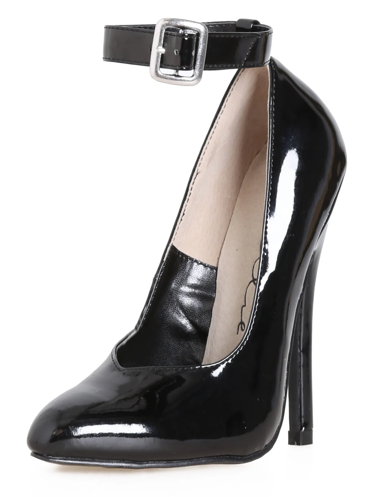 Fetish Pump With Ankle Strap