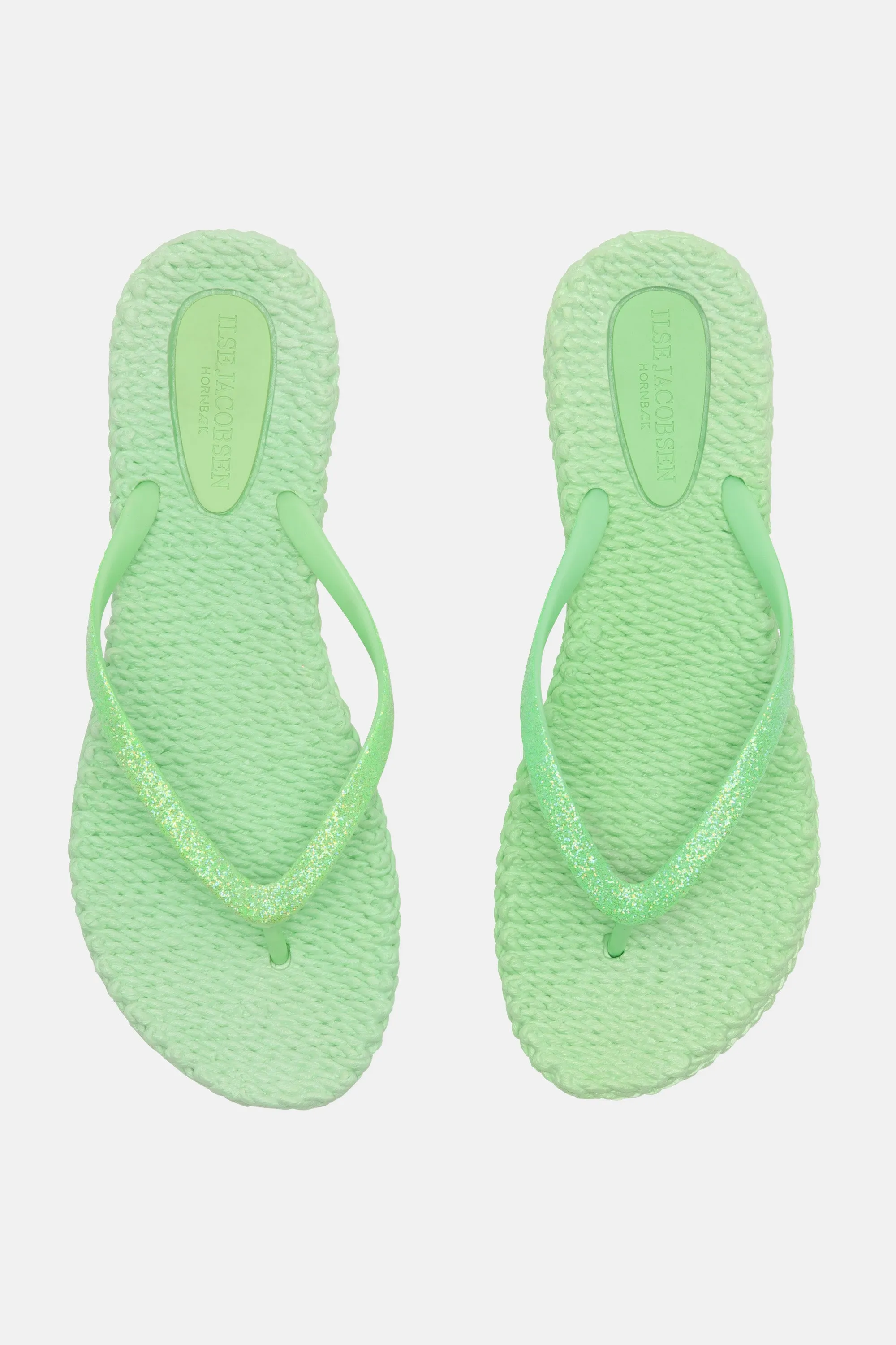 Flip Flops Glitzer - Bright Green