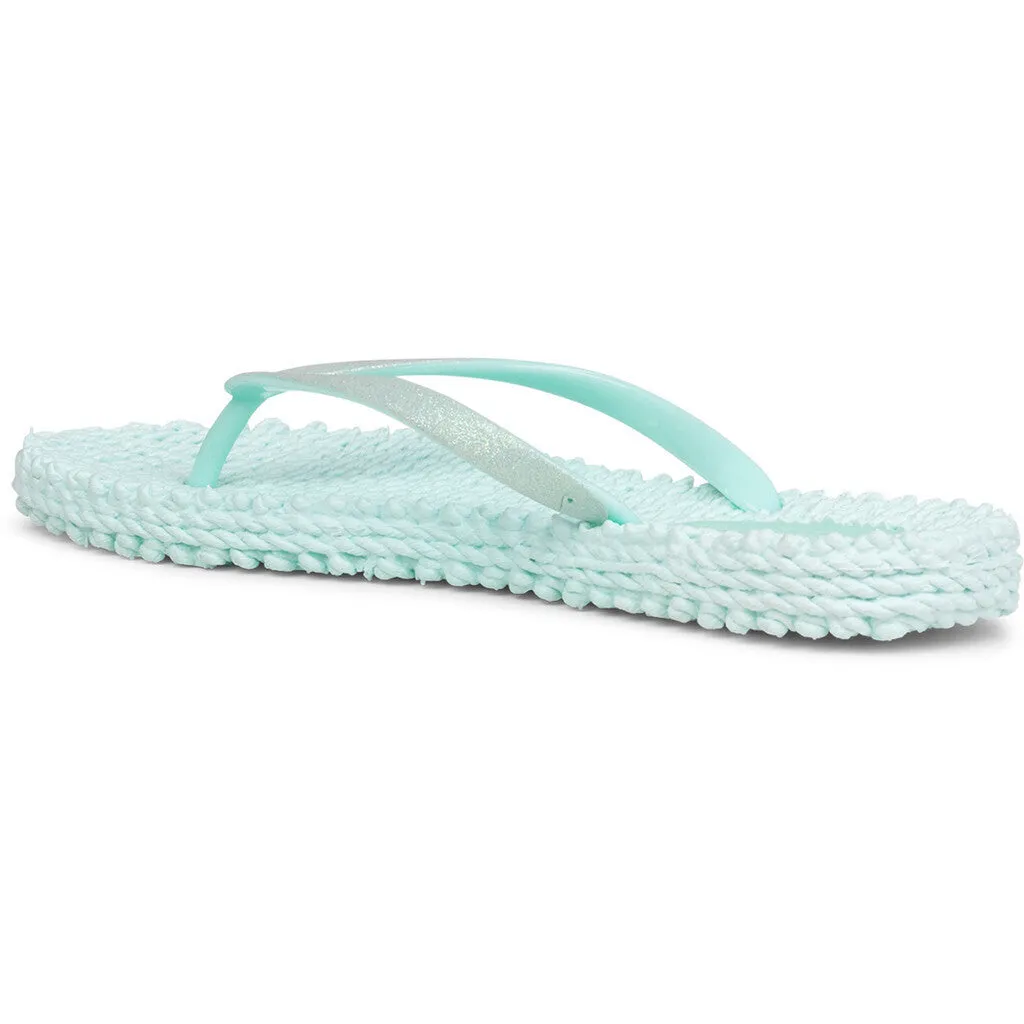 Flip Flops Glitzer - Jade Mint