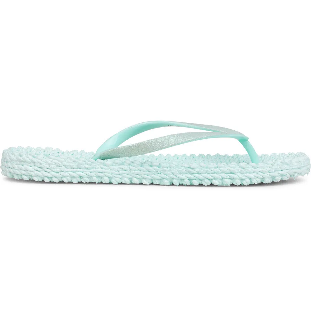 Flip Flops Glitzer - Jade Mint