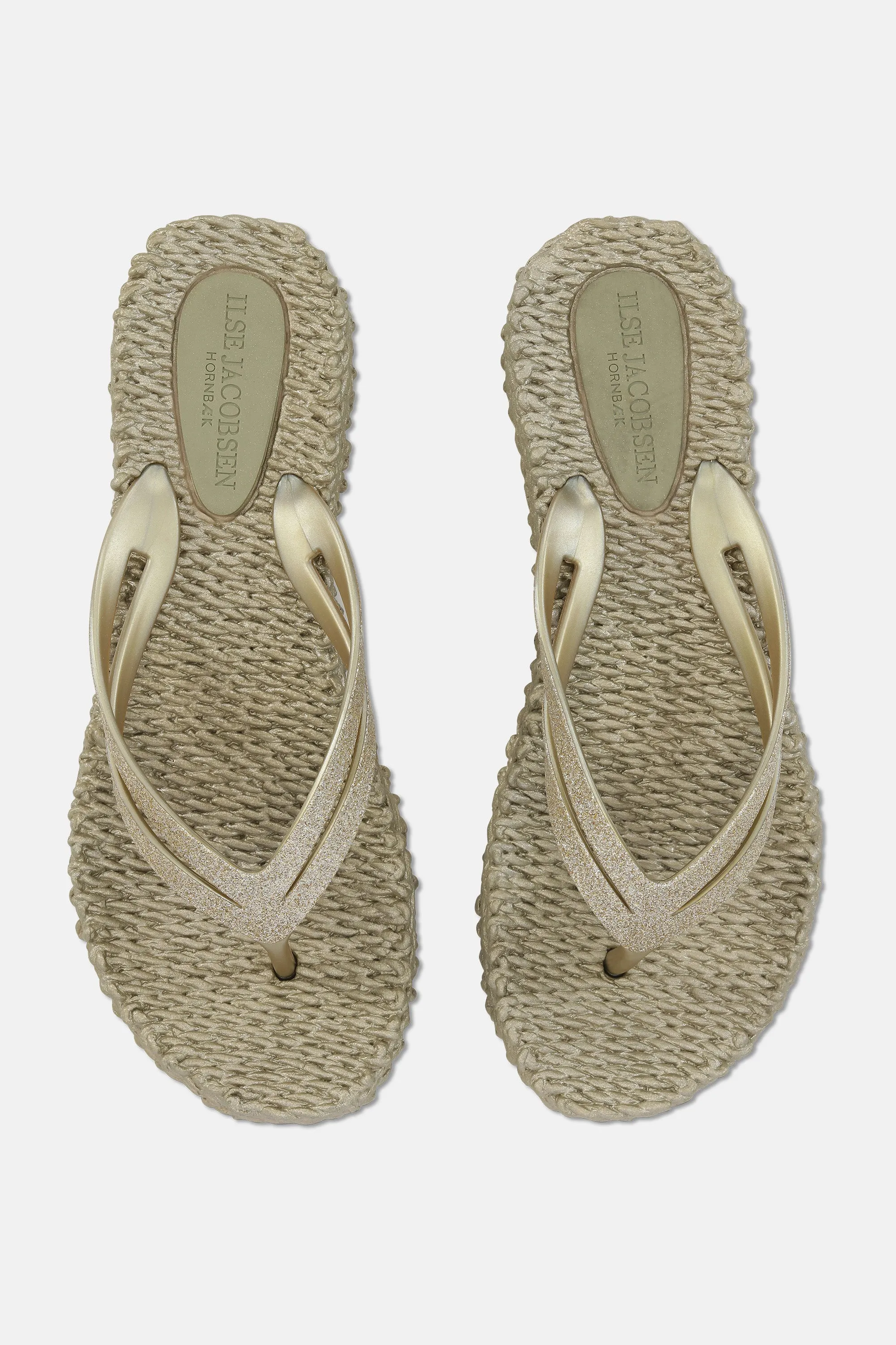 Flip Flops Mit Plateausohle - Platin