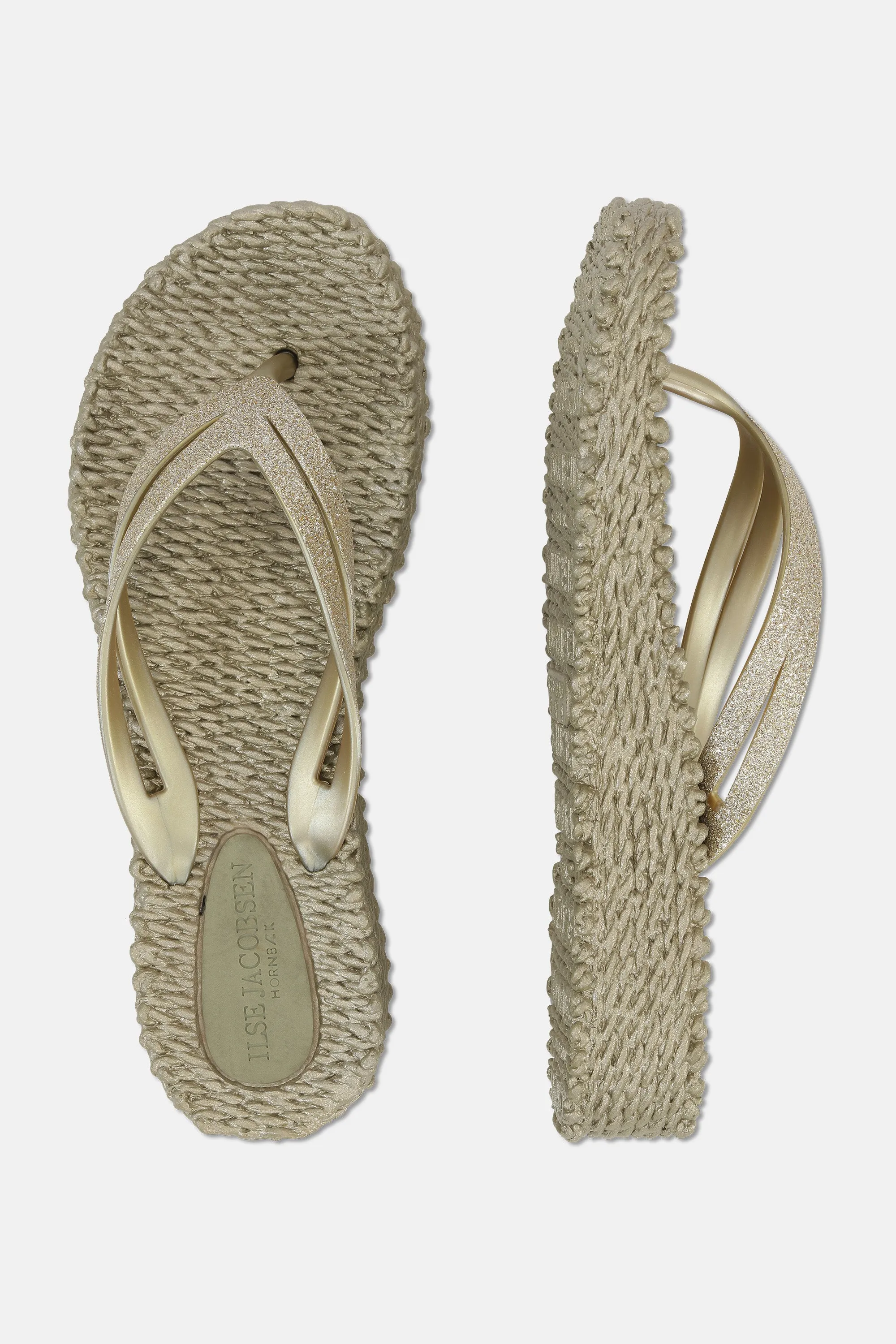 Flip Flops Mit Plateausohle - Platin