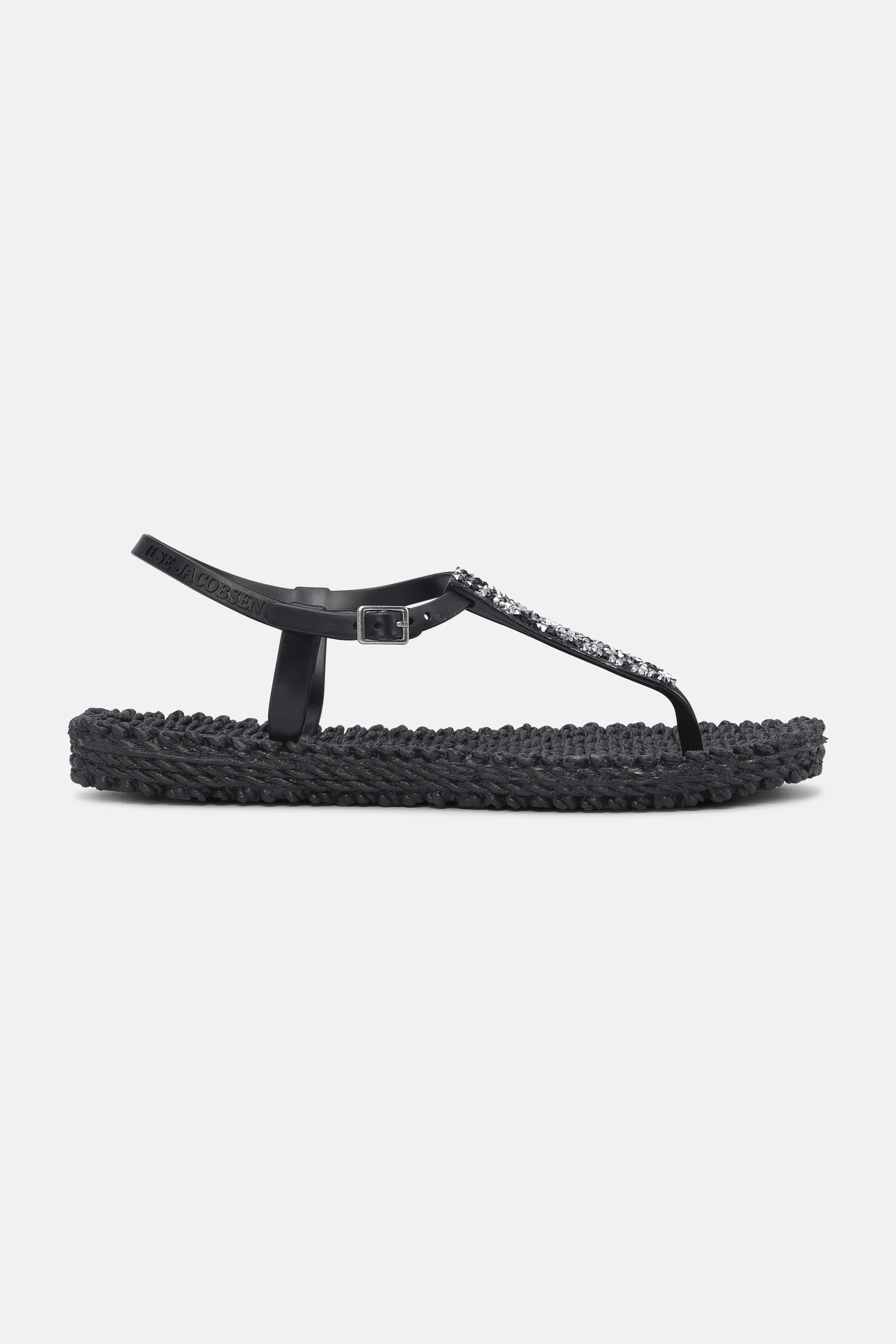 Flip Flops Strasssteinen - Black