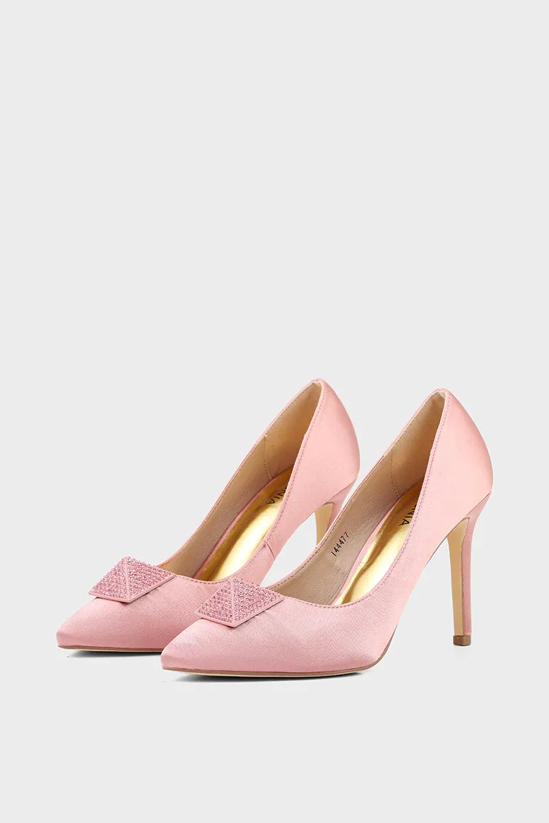 Formal Court Shoes I44477-Nude Pink