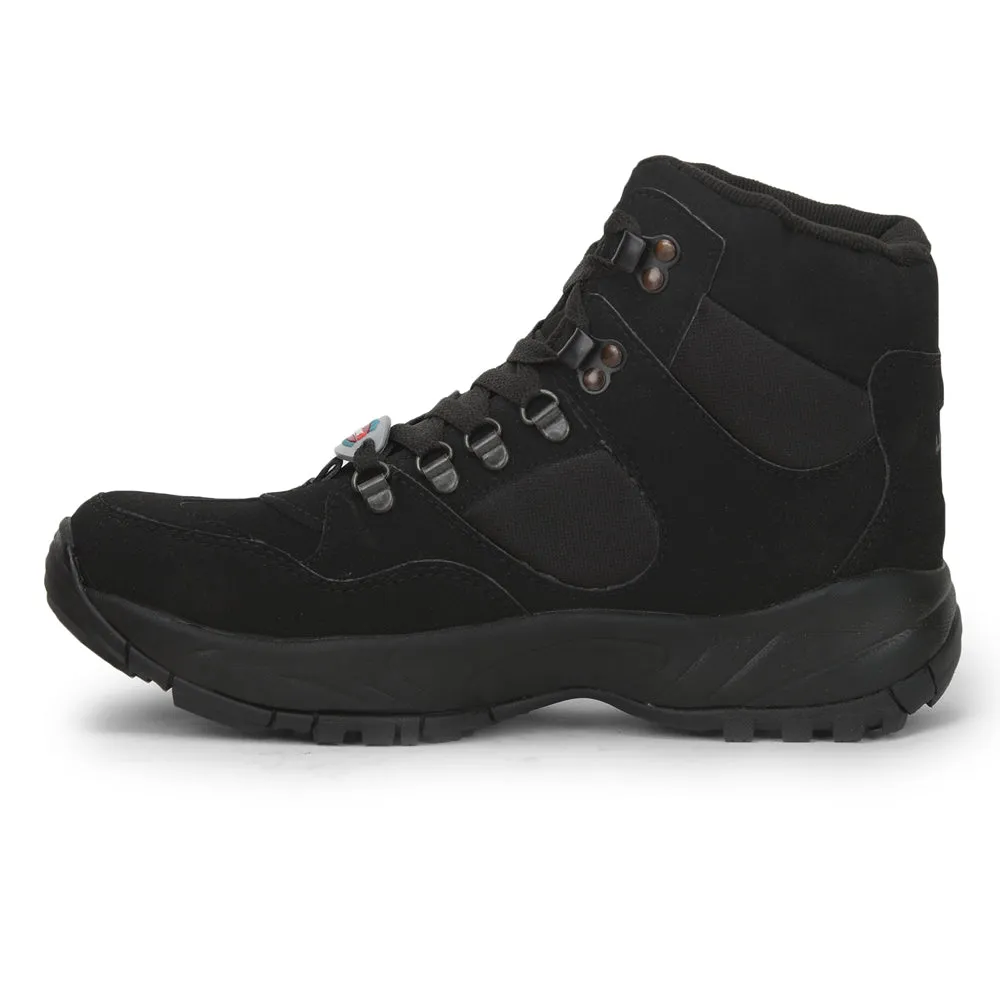 Freedom Casual (Black) Defence Hiking/Trekking Ankle Shoes EVREST-PRM By Liberty