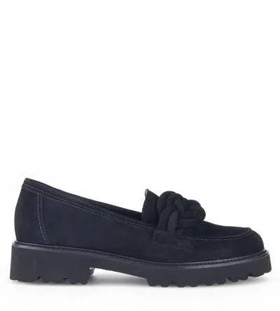 GABOR KNOT LOAFER BLACK