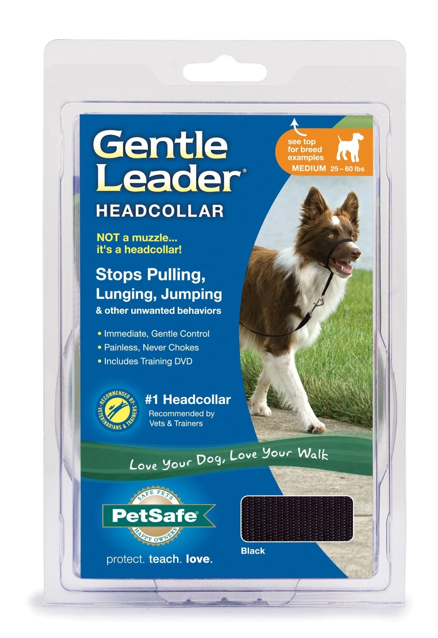 Gentle Leader Headcollar, Medium (25-60 lb)