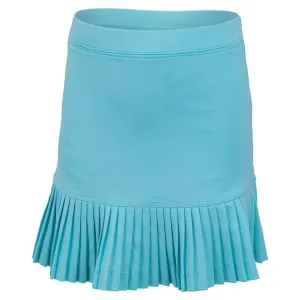 Girls' Mini Pleat Tennis Skort Aqua