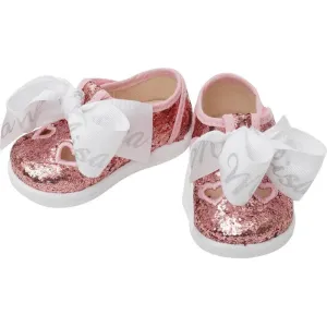 Girls Pink Glitter Shoes