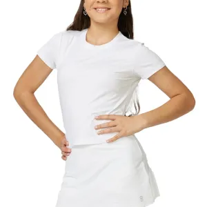 Girl's Tennis Skort Novelty Texture and White