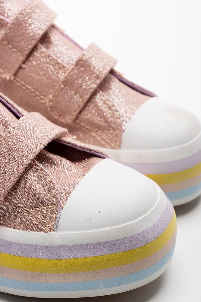 Glitter Rainbow Sneaker Pink