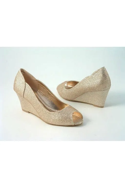 Glitz Shoes Murcia Sabatiné Glitter Wedges