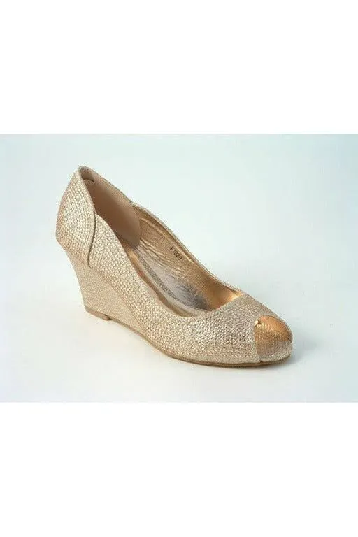 Glitz Shoes Murcia Sabatiné Glitter Wedges