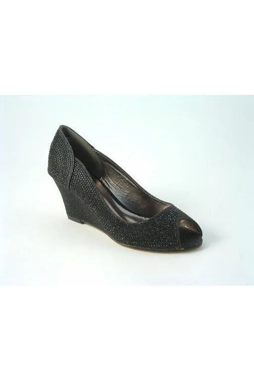 Glitz Shoes Murcia Sabatiné Glitter Wedges