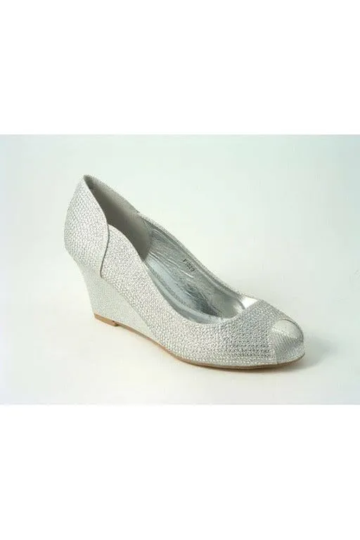 Glitz Shoes Murcia Sabatiné Glitter Wedges