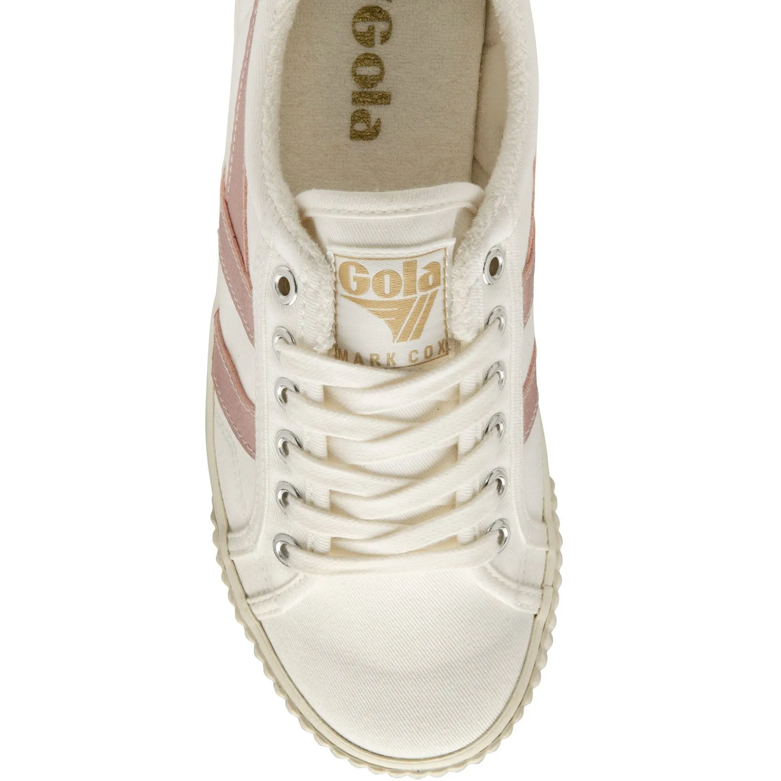 Gola Womens Tennis Mark Cox Canvas Trainers