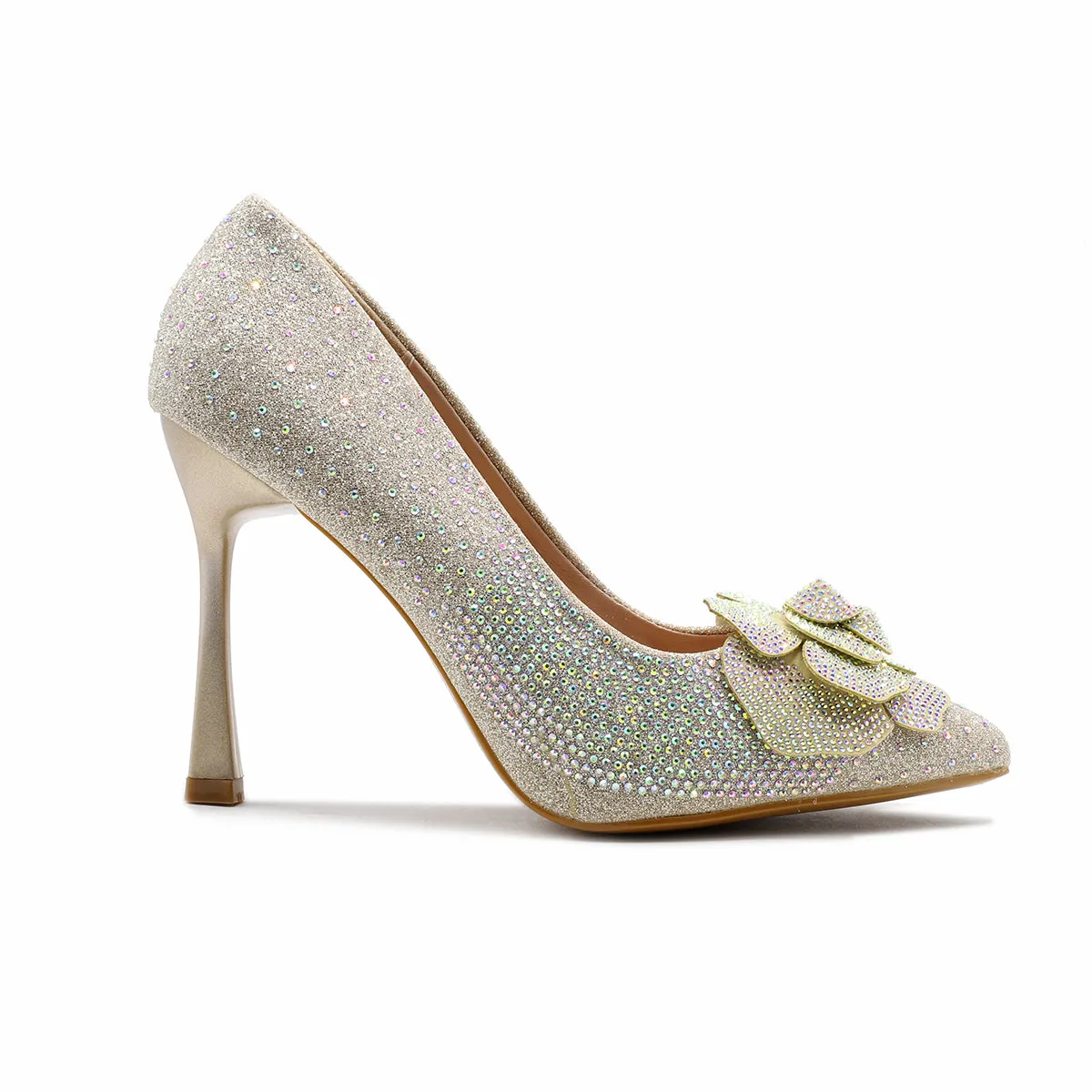 Golden Bridal Court Shoes L00870009