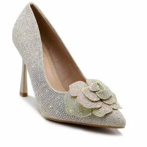 Golden Bridal Court Shoes L00870009