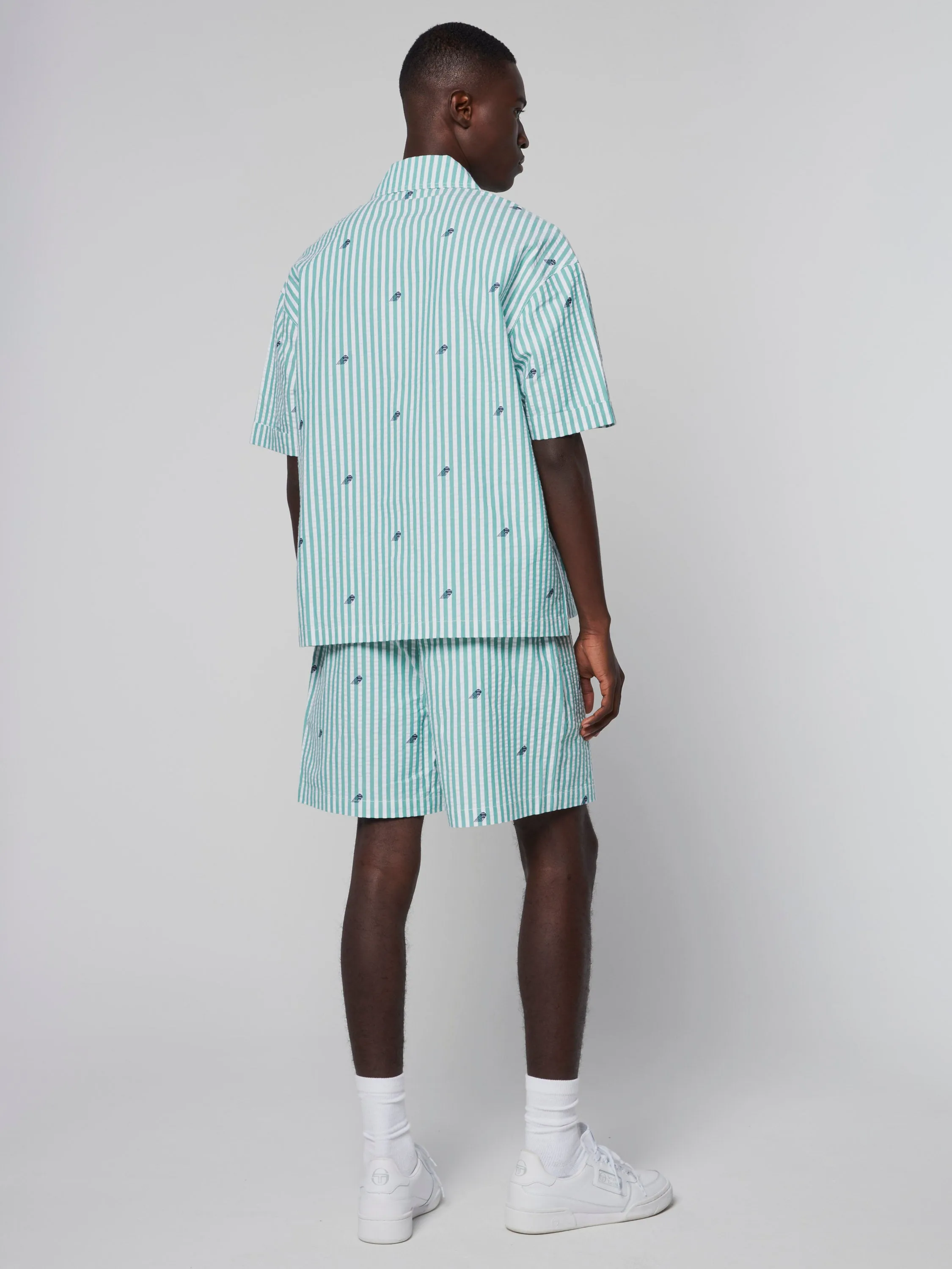 Granda Camp Shirt- Deep Mint