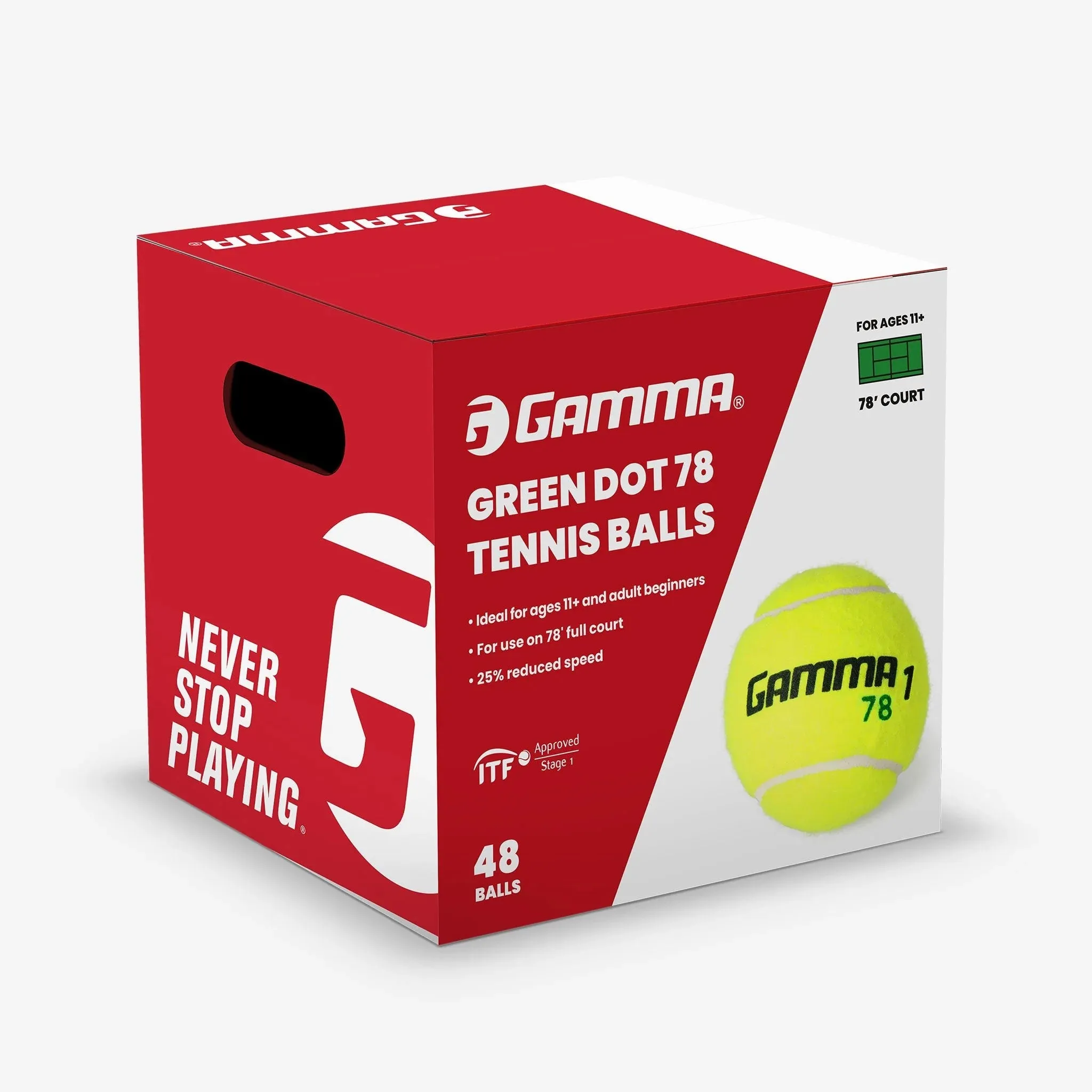 Green Dot 78 Tennis Ball