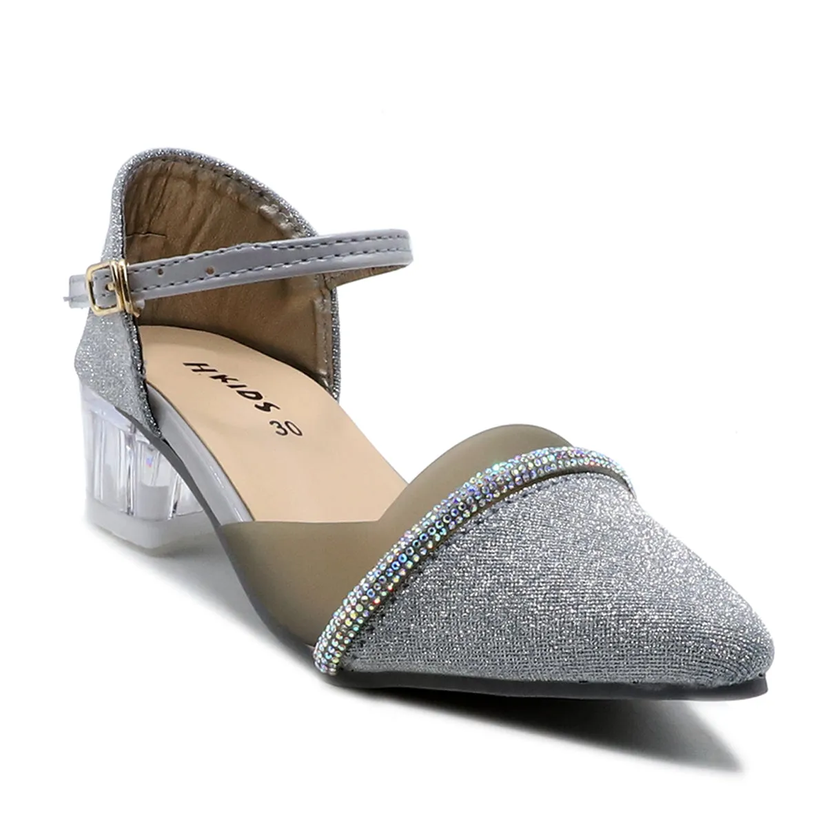 Grey Fancy Court Shoes K00G70024