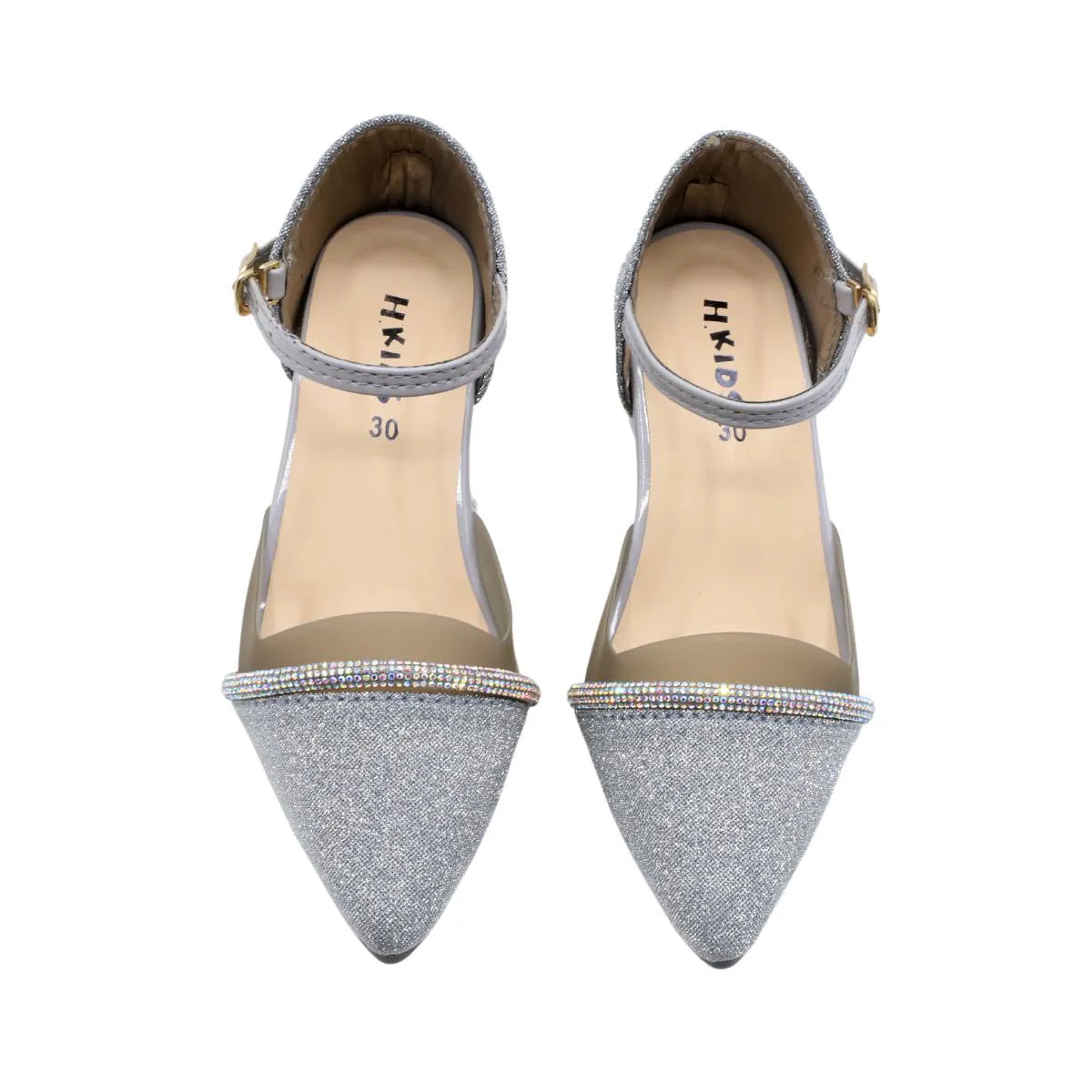 Grey Fancy Court Shoes K00G70024